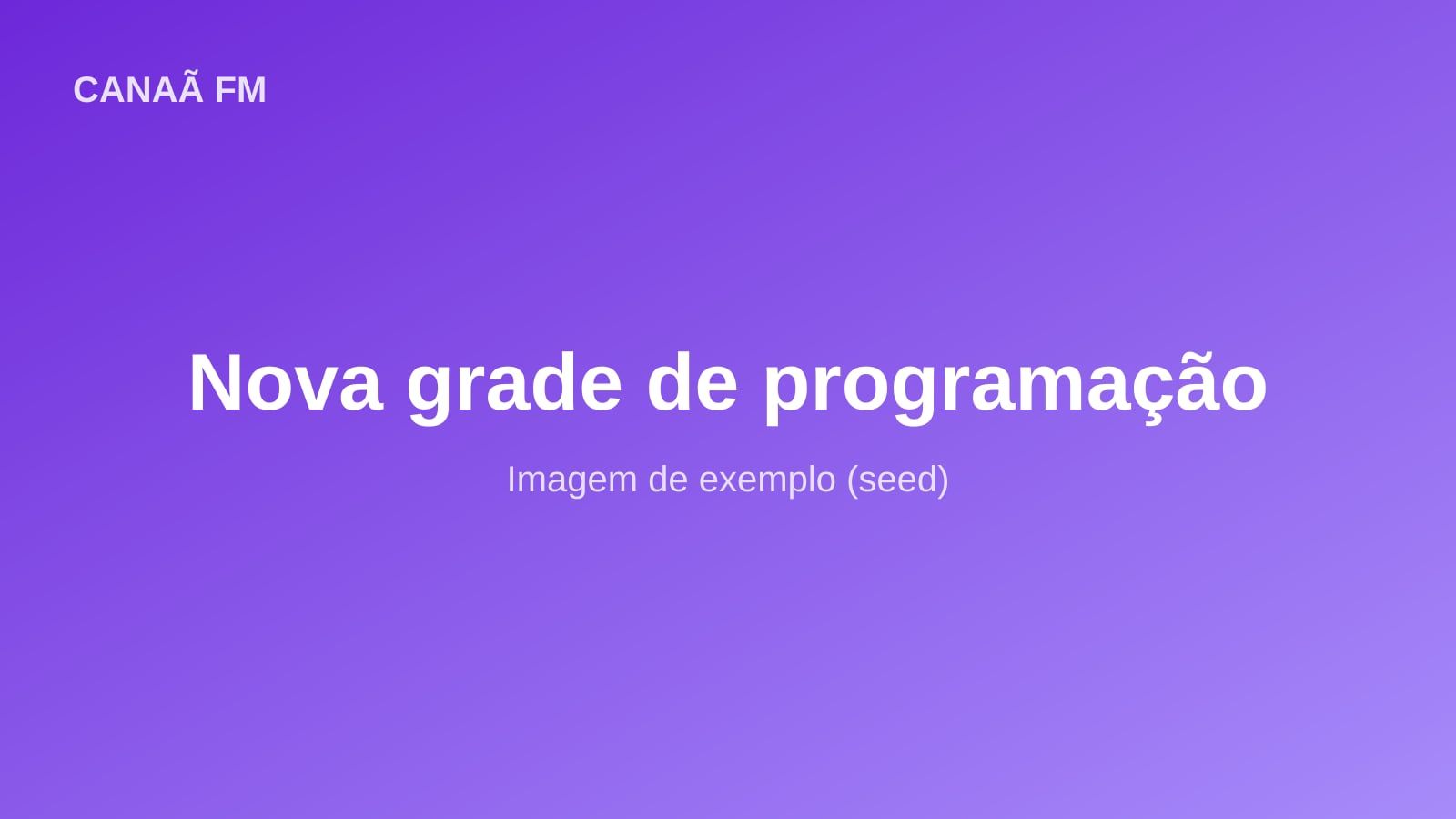 Programação ganha nova grade com estreias no fim de semana